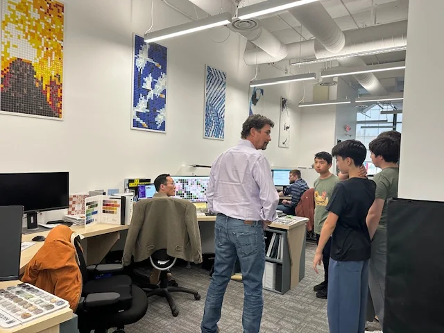 Scanning the MIT tile mosaic floor